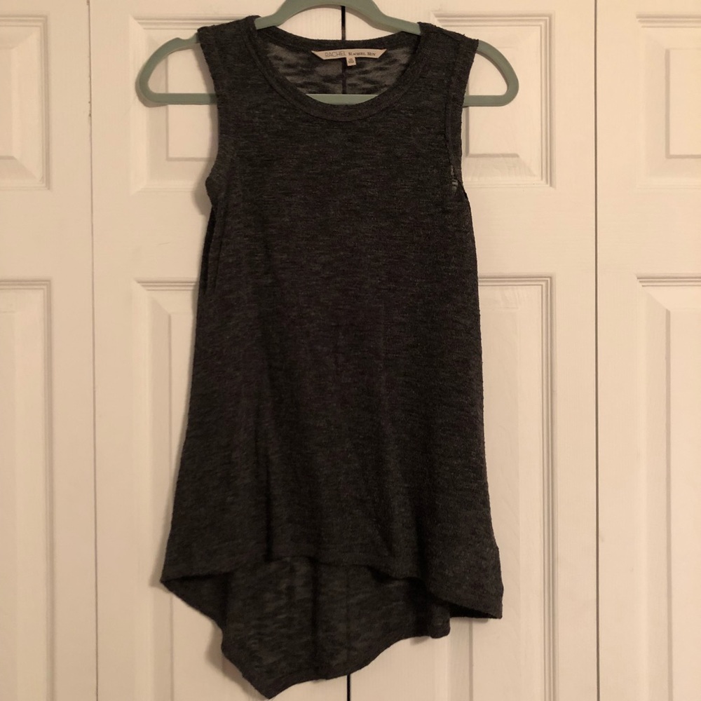Rachel Roy Asymmetric Gray Tank XS